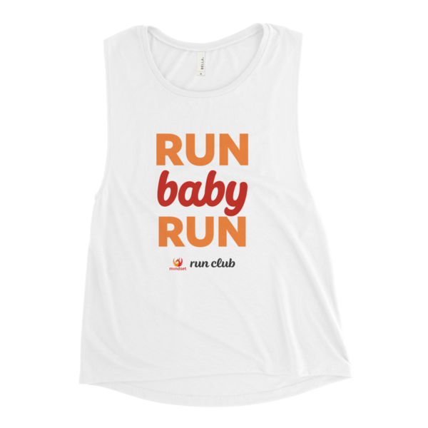 Womens Mindset Run Club Muscle Tank
